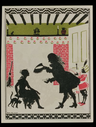 Cinderella and the Glass Slipper, 1919 by Arthur Rackham